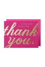 J. Falkner Big Thank You Letterpress Card