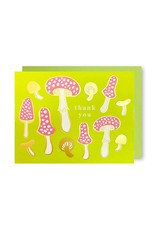 J. Falkner Thank You Mushrooms Letterpress Card