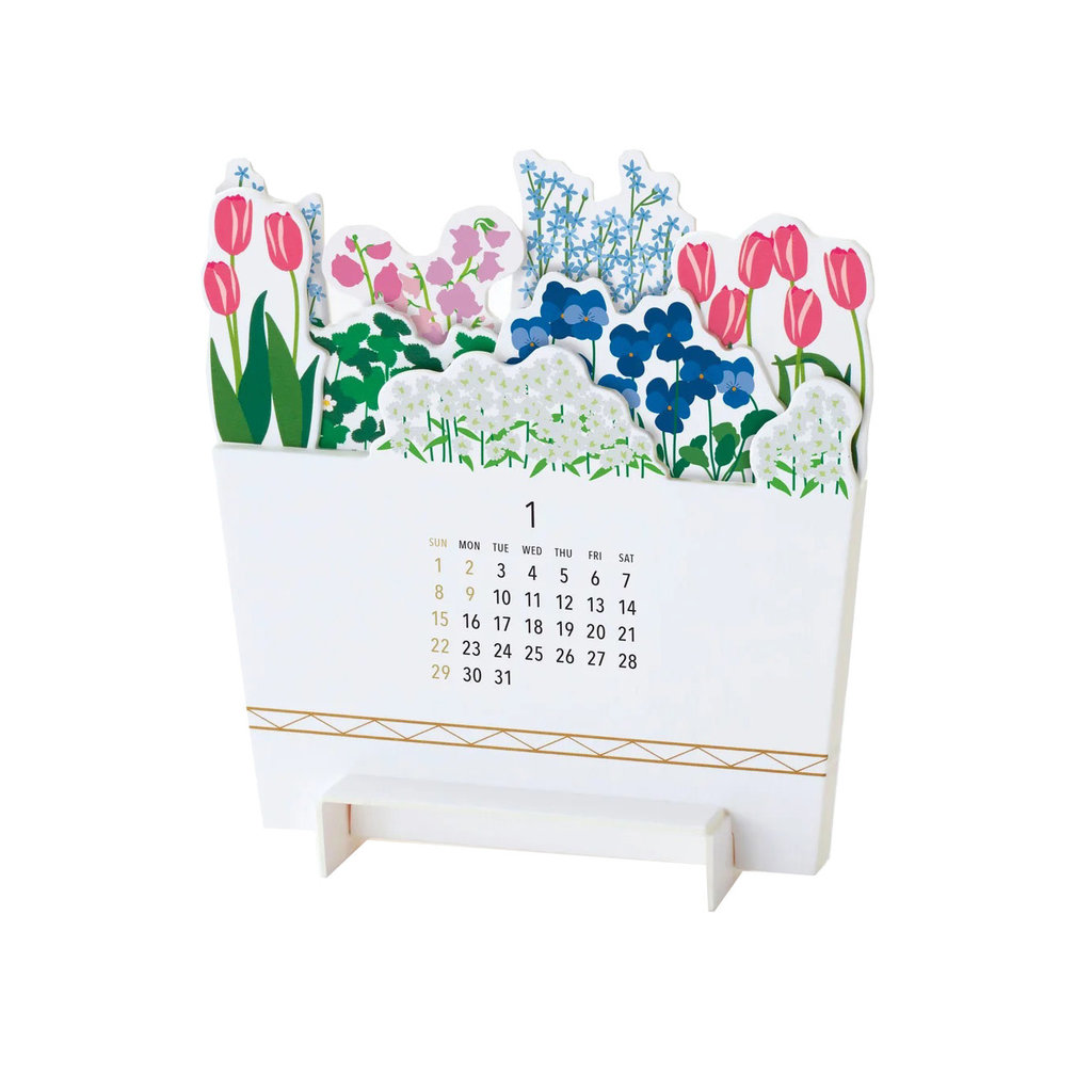 Bloom Pop Up Desk Calendar 2023 - oblation papers & press