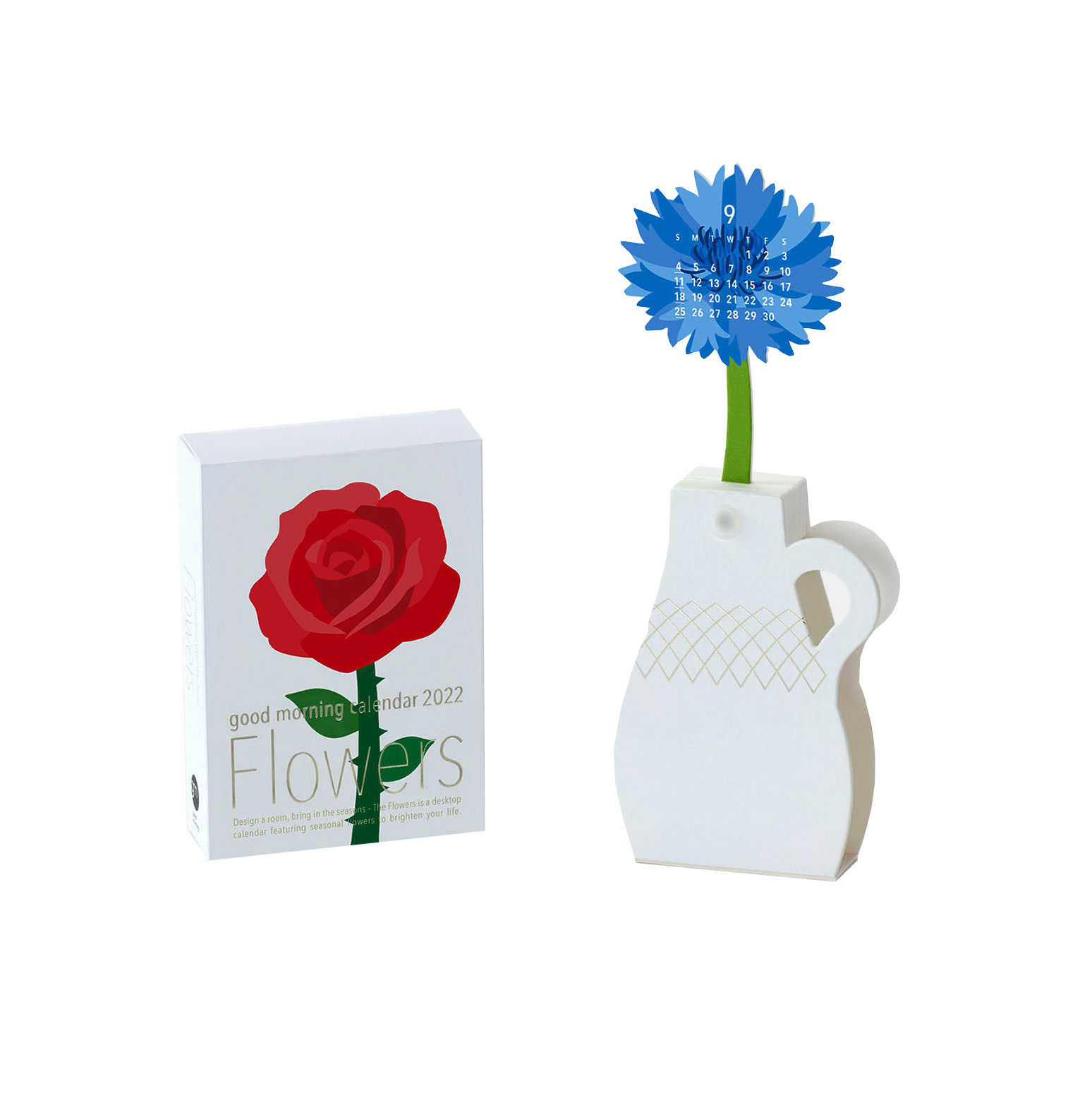 Flowers Pop Up Desk Calendar 2023 - oblation papers & press