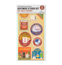 Traveler's Company Traveler's Notebook 2023 Customized Sticker Set