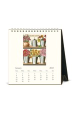 cavallini 2023 Desk Calendar Gardening