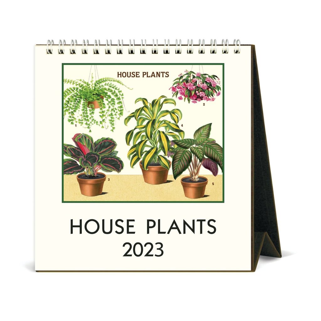 cavallini 2023 Desk Calendar House Plants