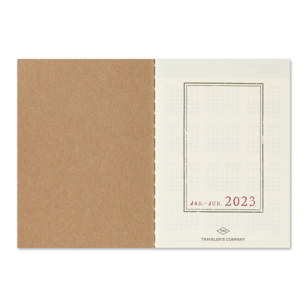 Traveler's Company [coming soon] Traveler's Notebook 2023 Refill Weekly Passport