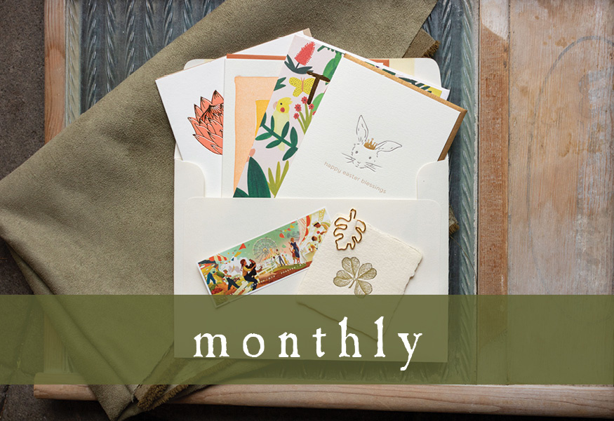 Letterpress Express Monthly Subscription