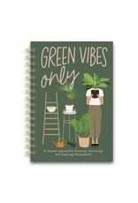 Orange Circle Studio Green Vibes Only Guided Journal