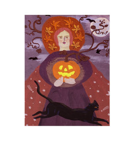 Ingrid Press Halloween Queen Card
