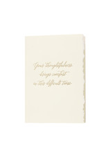 Oblation Papers & Press Comfort Sympathy Glimmer Note Letterpress Card