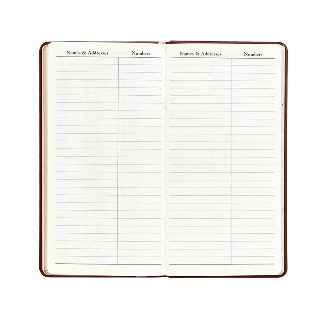 Graphic Image 2023 Personal Leather Pocket Datebook - Pink