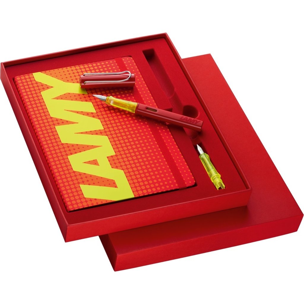 Lamy Lamy Gift Set Al Star Glossy Red Limited Edition Fine