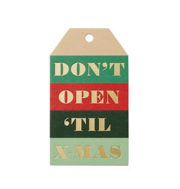 Rifle Paper co. Don't Open Til Xmas Gift Tags