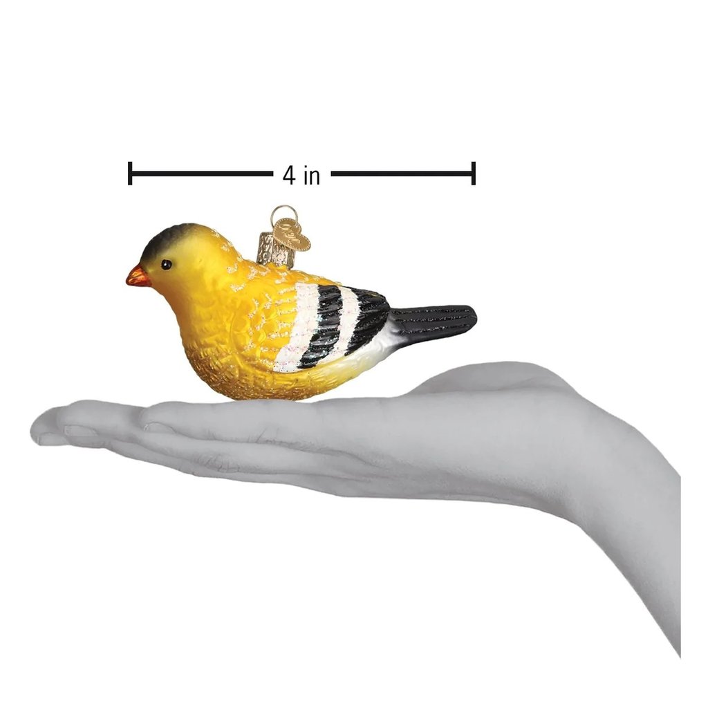Old World Christmas American Goldfinch Ornament