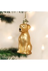 Old World Christmas Yellow Labrador Ornament