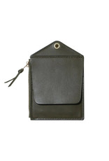 The Superior Labor HTS Leather Wallet Olive Green