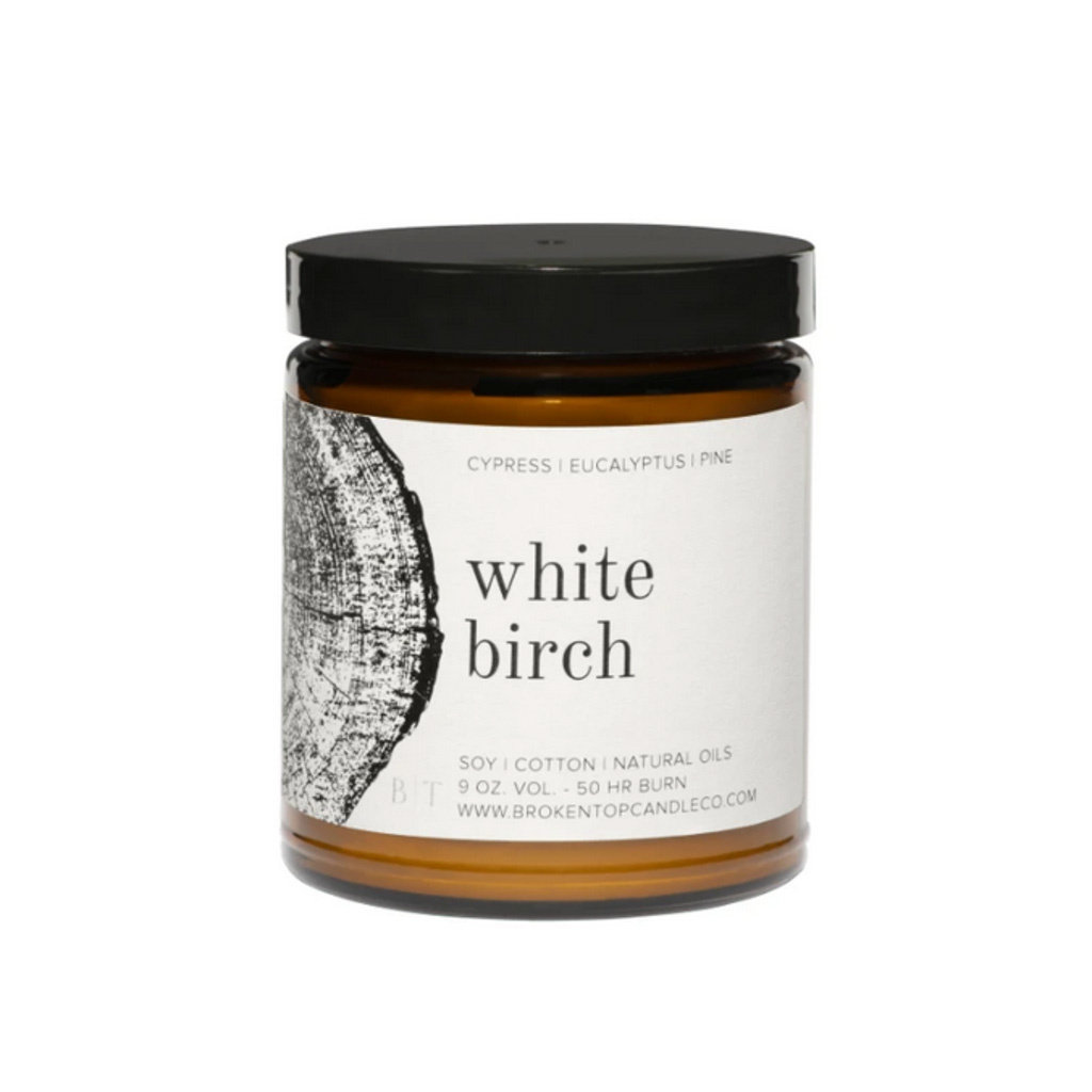 Broken Top Candle White Birch 9oz Soy Candle