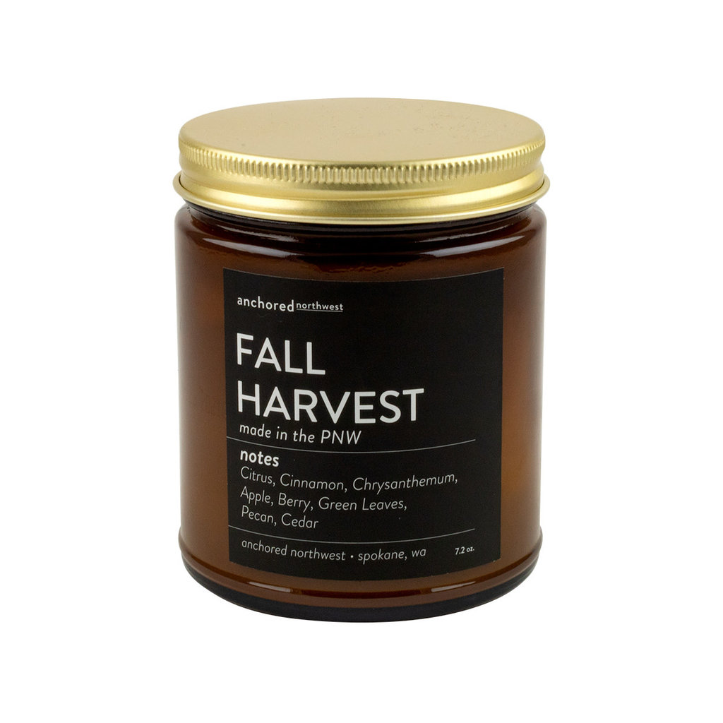 Anchored Northwest Fall Harvest Amber Soy Candle