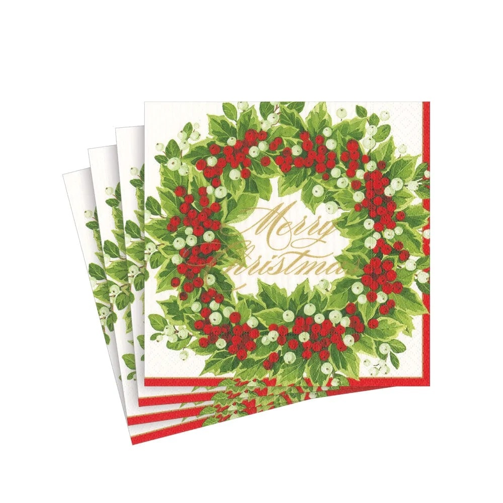 Poinsettia Floral Bouquet Dissolvable Wrapping Paper