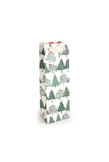 Notes & Queries Holiday Trees Wine Gift Bag