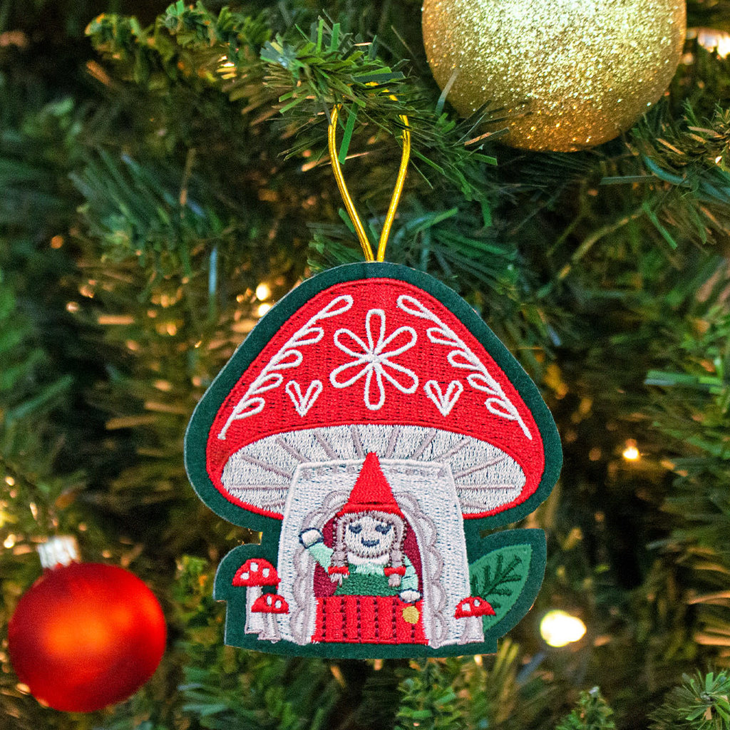 Seltzer Goods Gnome Home Ornament