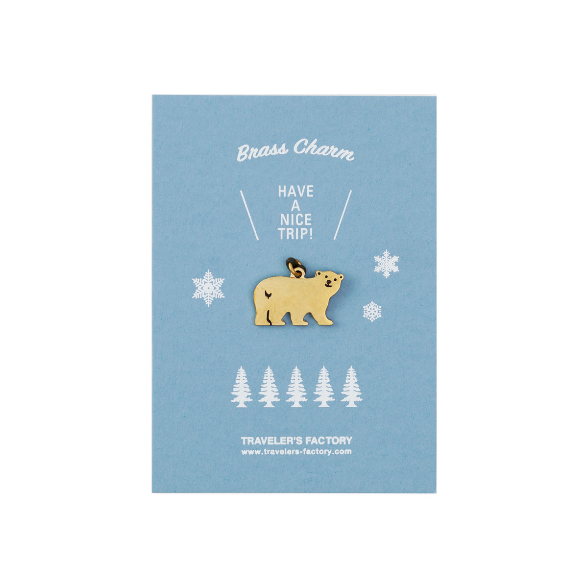 White Polar Bear on Blue All Occasion Wrapping Paper