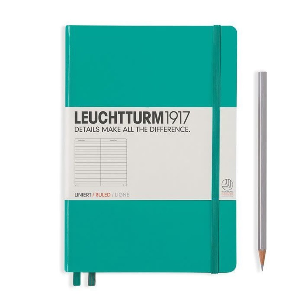 Leuchtturm Leuchtturm A5 Medium Notebook Emerald Ruled