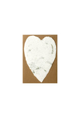 Oblation Papers & Press Small Fern Handmade Paper Heart