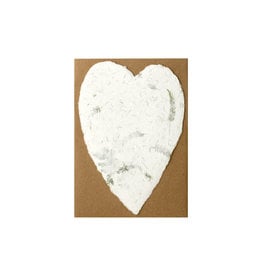 Oblation Papers & Press Small Fern Handmade Paper Heart