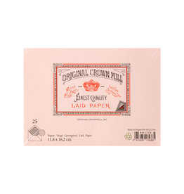 Original Crown Mill Classic Laid Envelopes - Pink