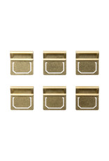 Brass Paper Fasteners - 100 Count - Size 5 - The Foundry Home Goods