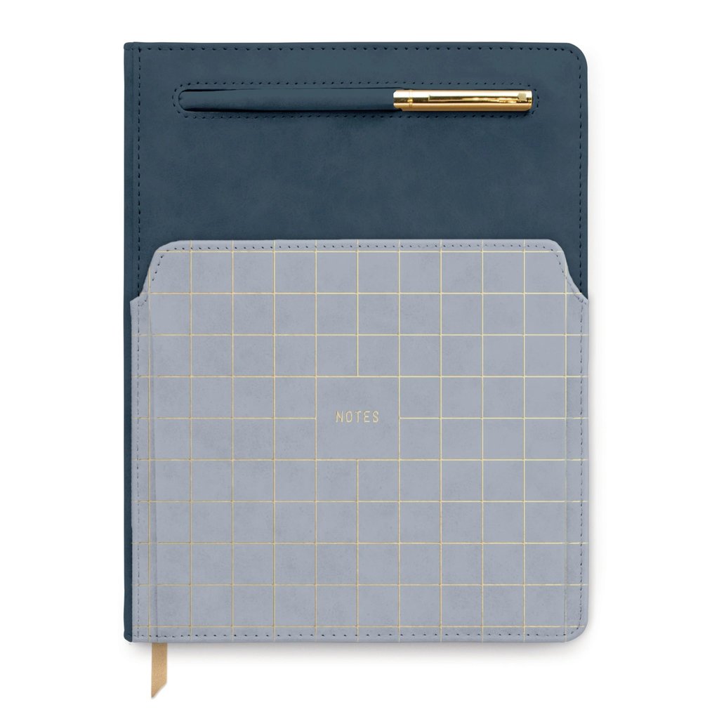 Designworks Blue Two Tone Undated Planner with Pen