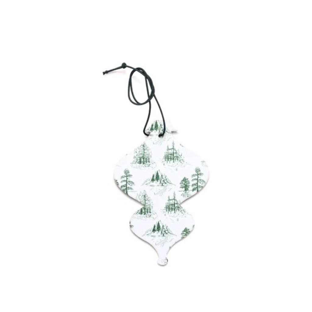 Cypress & Fir Holiday Car Fragrance Tree, Ornament, Snowflake
