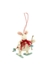 Fiona Walker Rabbit with Skiis Ornament