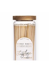 Frankie & Claude Simply White Fireplace Match Jar