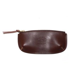 The Superior Labor Brown Leather Zipper Pen Case