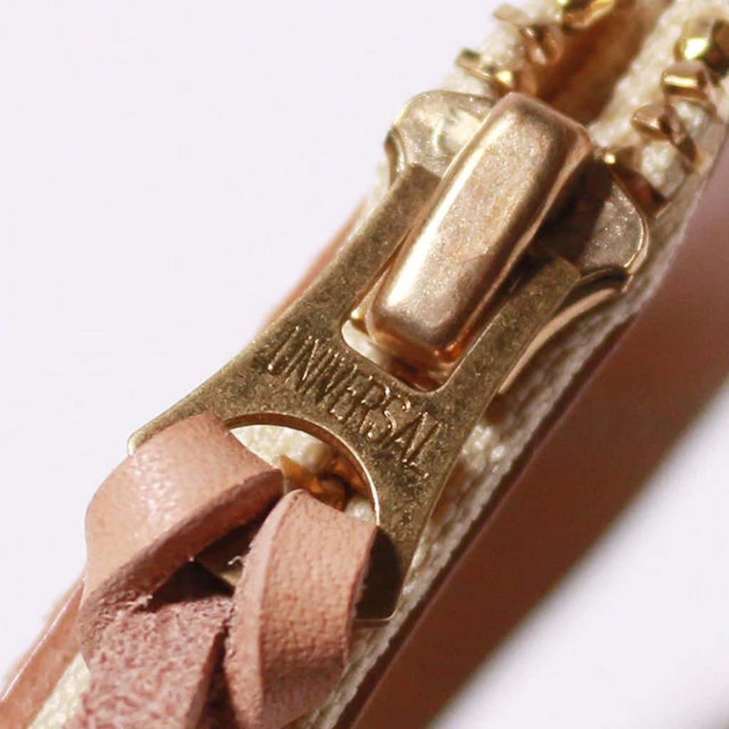 The Superior Labor Brown Leather Zipper Pen Case