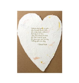 Handmade Card From Ripped Pieces Of Paper. Love Letter.Valentine