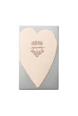 Oblation Papers & Press Sympathy Blush Letterpress Heart Card