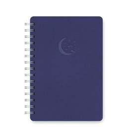 Orange Circle Studio Moon & Stars Agatha Notebook - Navy