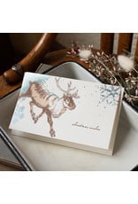 Oblation Papers & Press Christmas Wishes Menagerie Greeting Letterpress Card