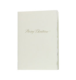 Oblation Papers & Press Merry Christmas Glimmer Note Letterpress Card