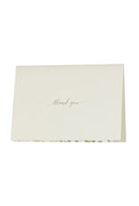 Oblation Papers & Press Thank You Glimmer Note Letterpress Card