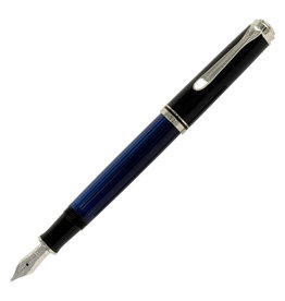 Pelikan [NN] Pelikan Souveran M405 Blue Black Fountain Pen Broad