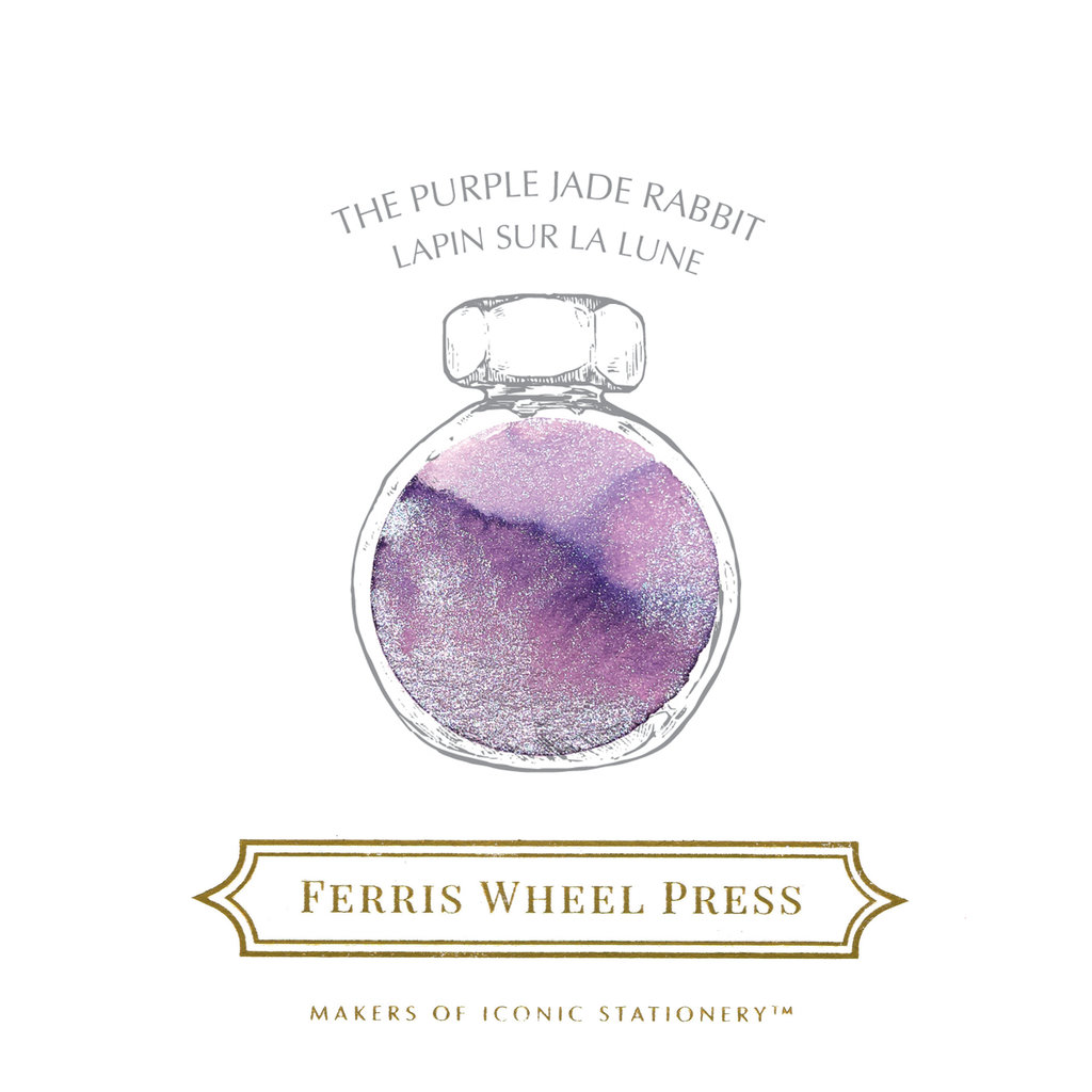 Ferris Wheel Press Lunar New Year Purple Jade Rabbit Bottled Ink 38ml