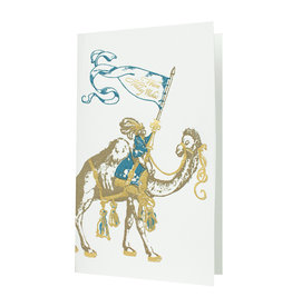 Oblation Papers & Press Holiday Wishes Camel Museum Collection Letterpress Card