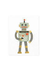 Rifle Paper I Love You Robot Card
