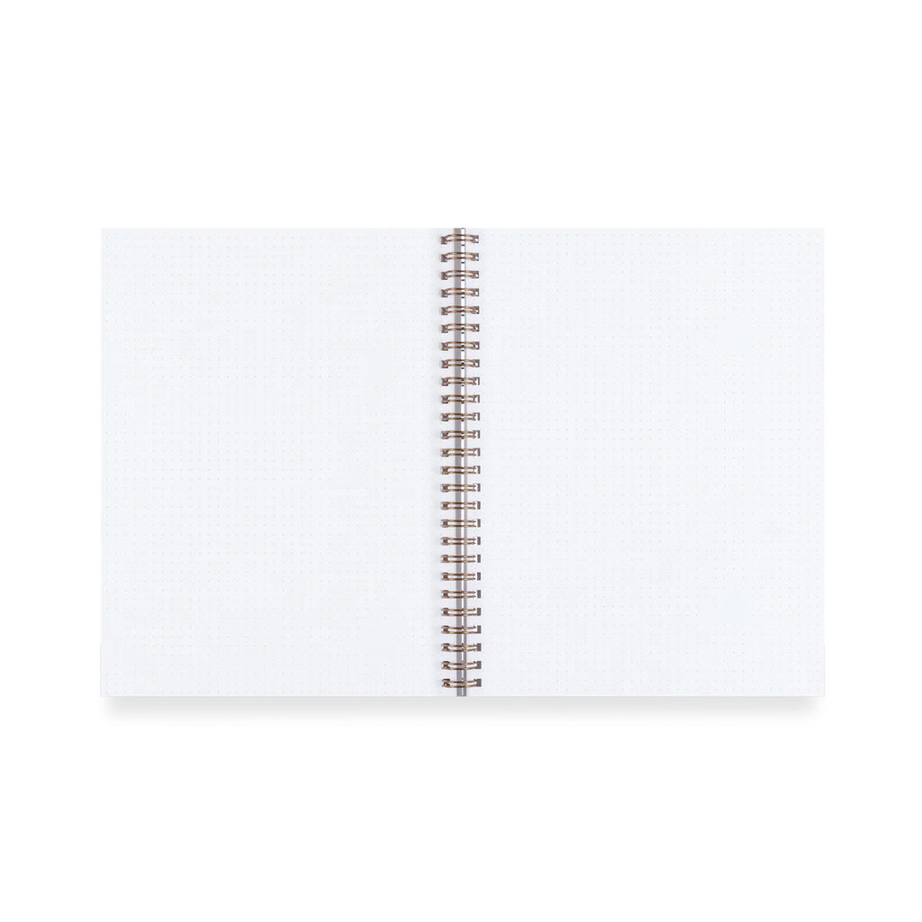 Appointed Workbook Dove Gray Dot Grid