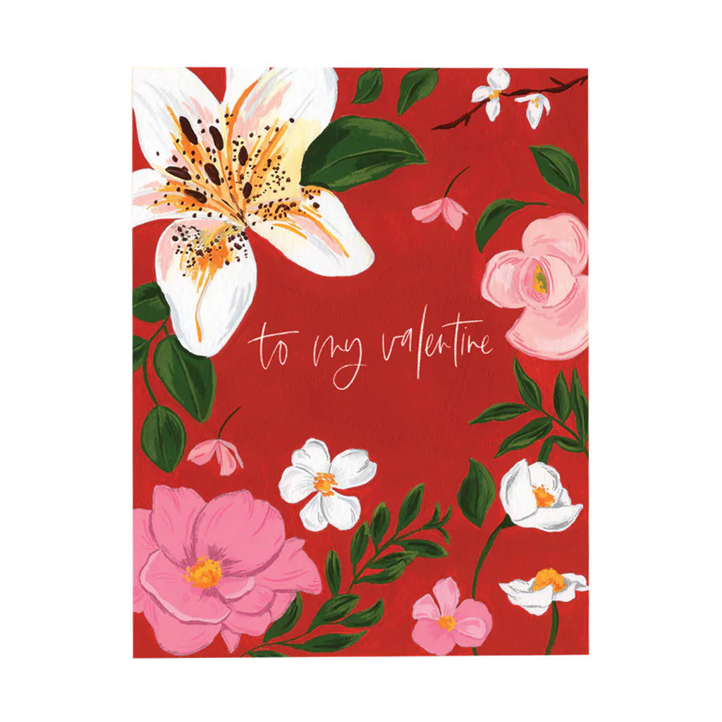 Pen + Pillar Lily Valentine's Day Card