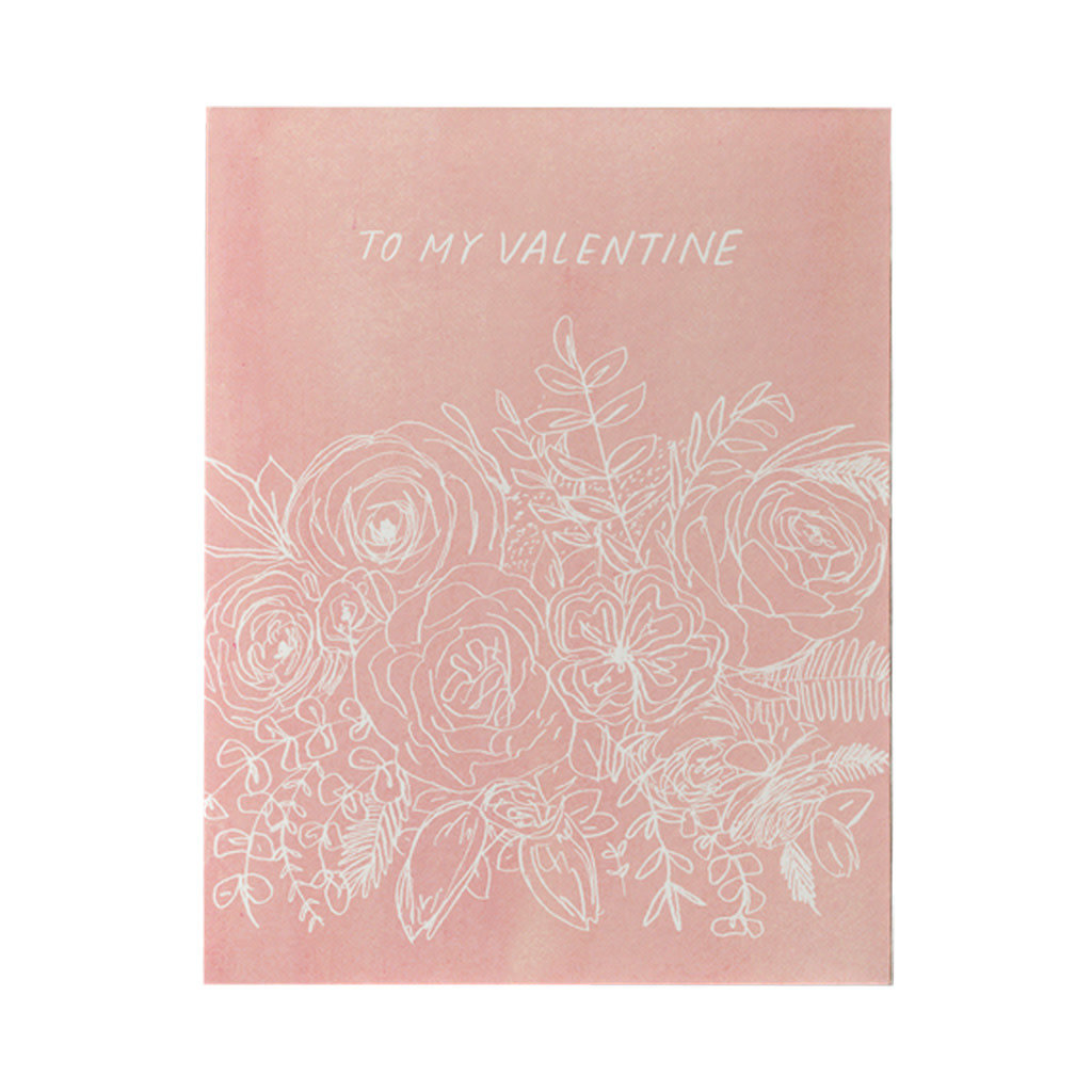 Everglow Handmade To My Valentine Card