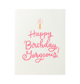 Ink Meets Paper Happy Birthday Gorgeous Letterpress Card