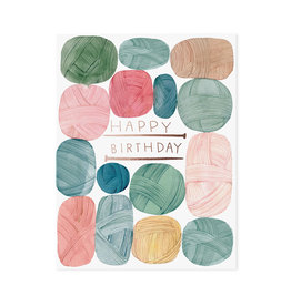 E. Frances Paper Knit Wishes Birthday Card